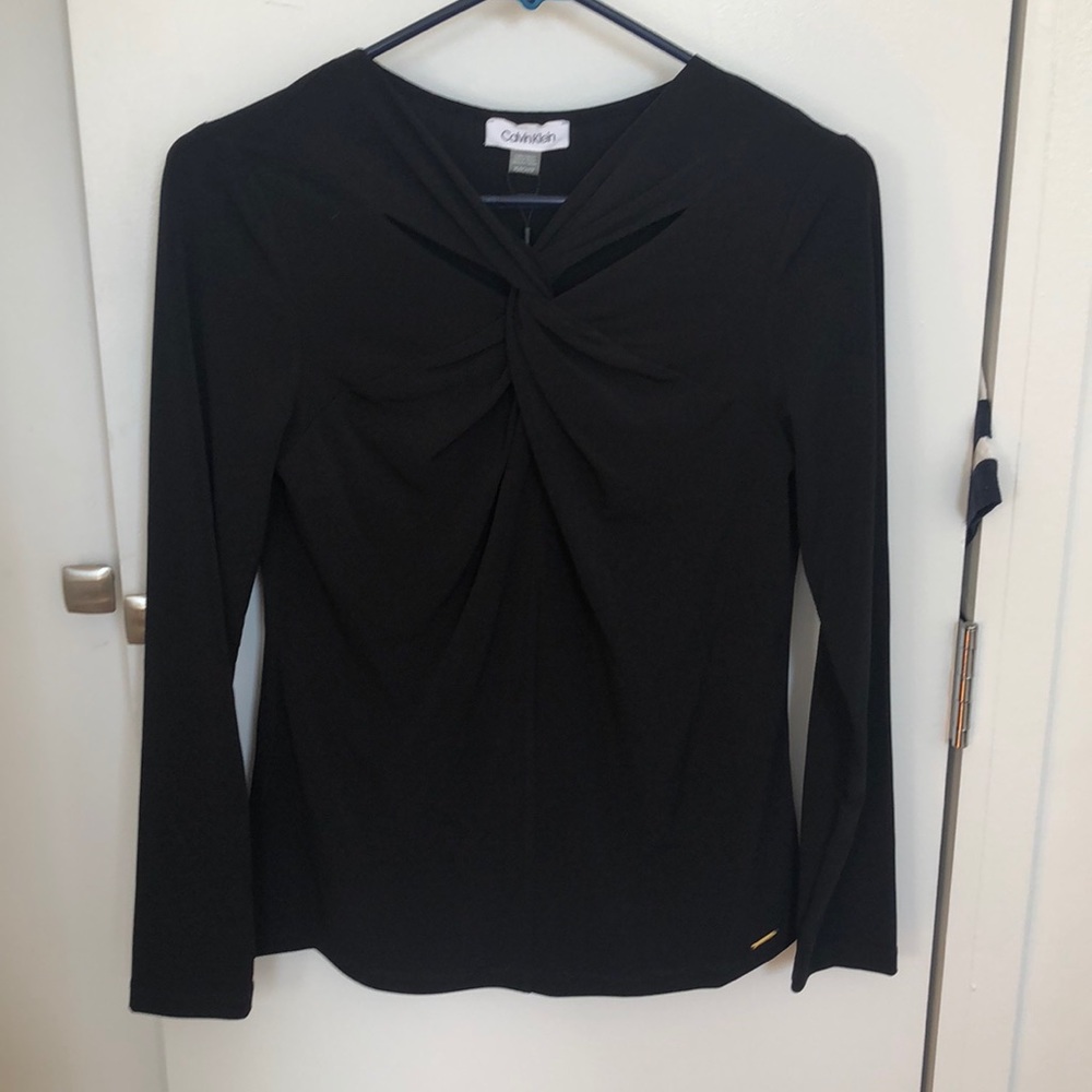 Calvin Klein top knot top xs nwt